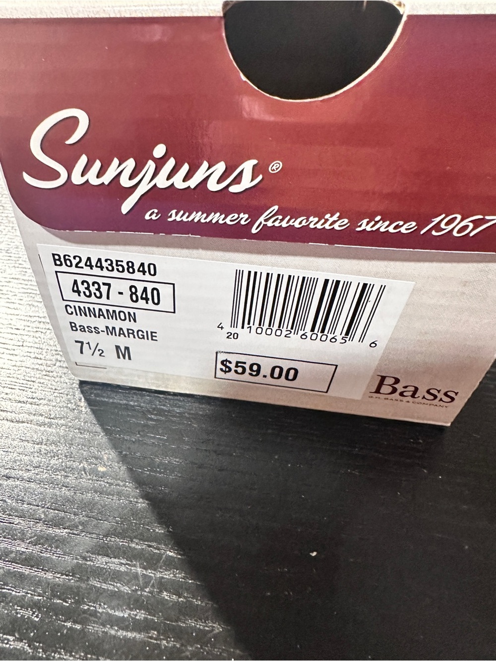 G.H. Bass & Co. Sunjuns Margie sandals Size 7.5 In Cinnamon Leather - Picture 6 of 6
